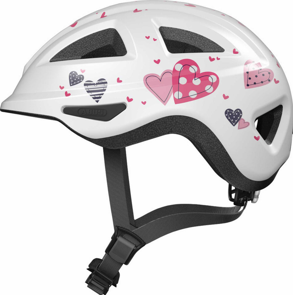 Abus Anuky 2.0 ACE Kinder-Helm white heart