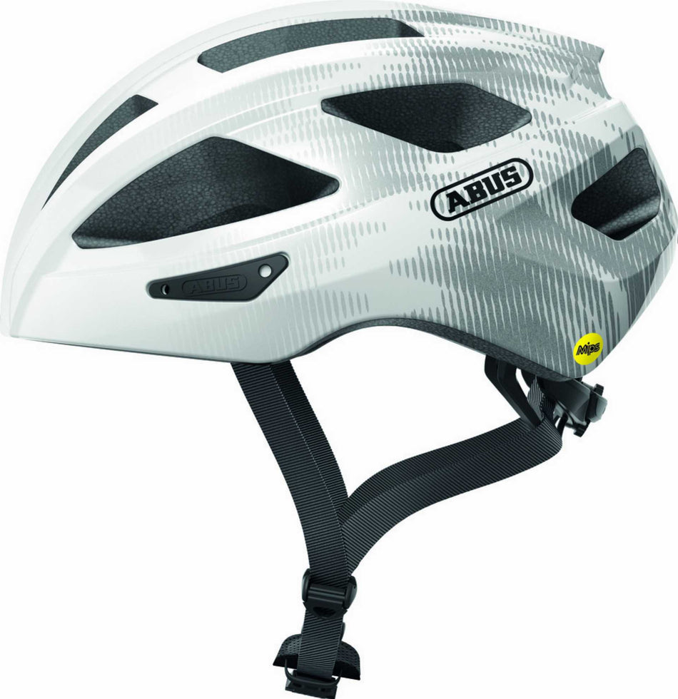 Abus Macator MIPS Rennrad-Helm polar white