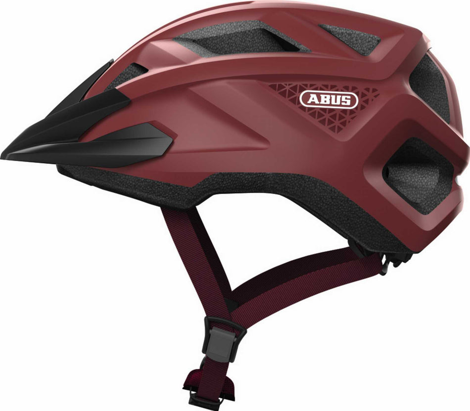 Abus MountZ Kinder-Helm russet red