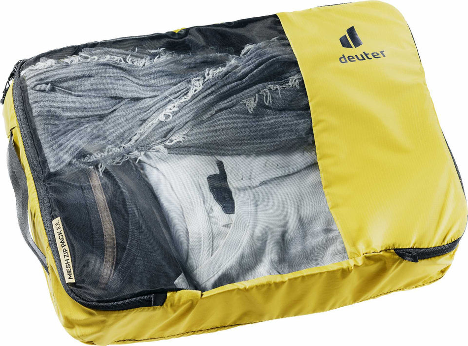 Deuter Mesh Zip Pack Packtasche turmeric-black 10 L