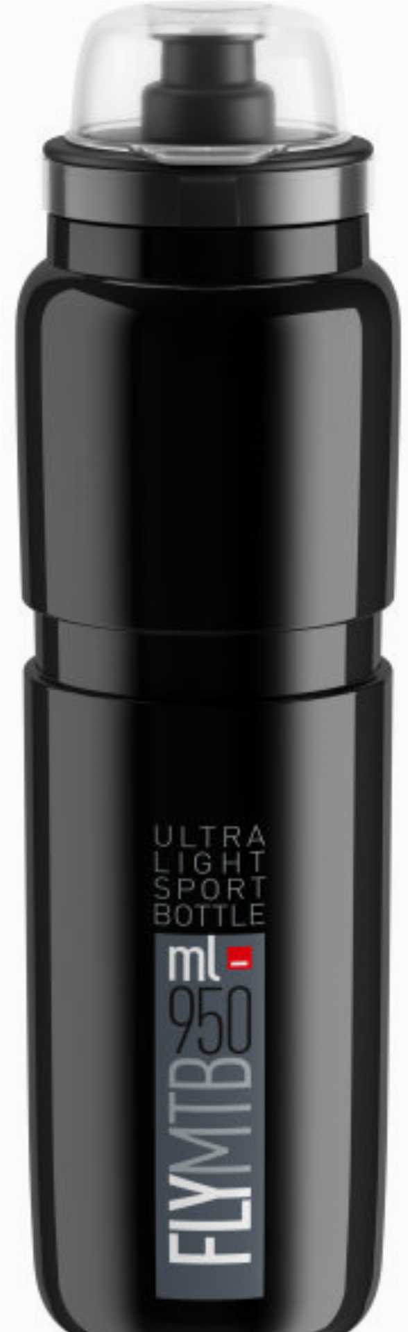 Elite Fly MTB Trinkflasche schwarz/grau