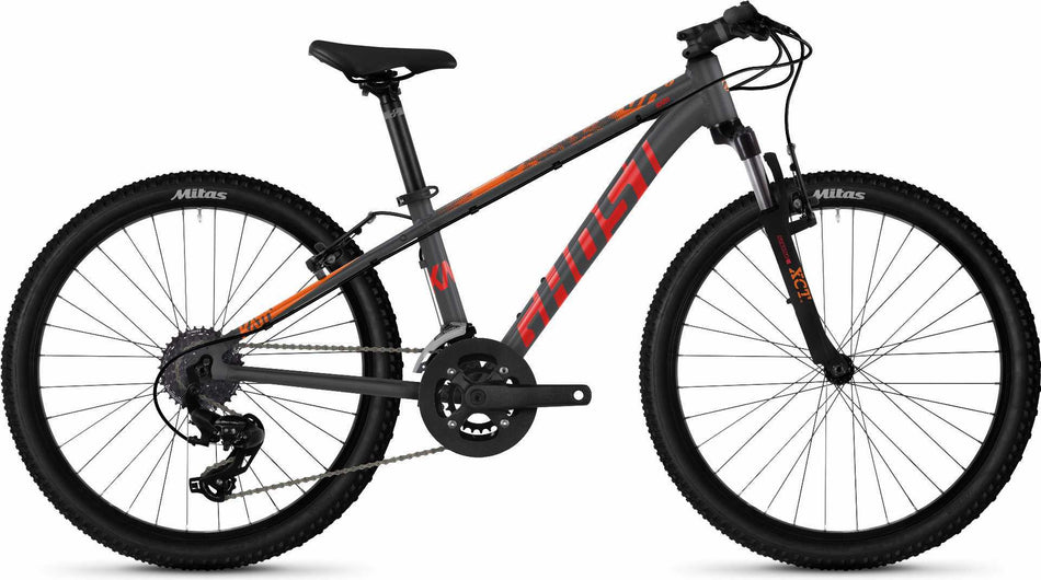 Ghost Kato Base Jugendrad 24" silver/red