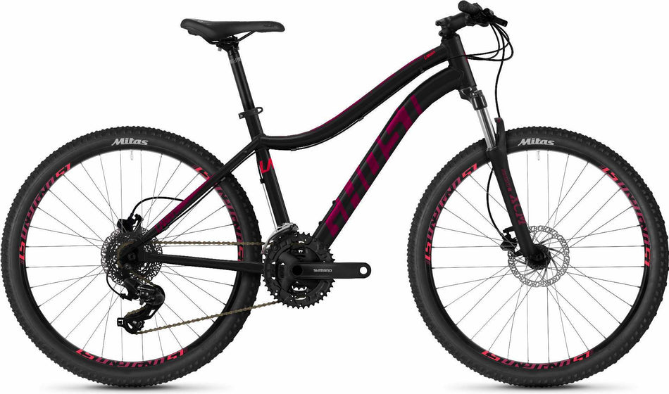 Ghost Lanao Base MTB-Hardtail 26" black/black berry
