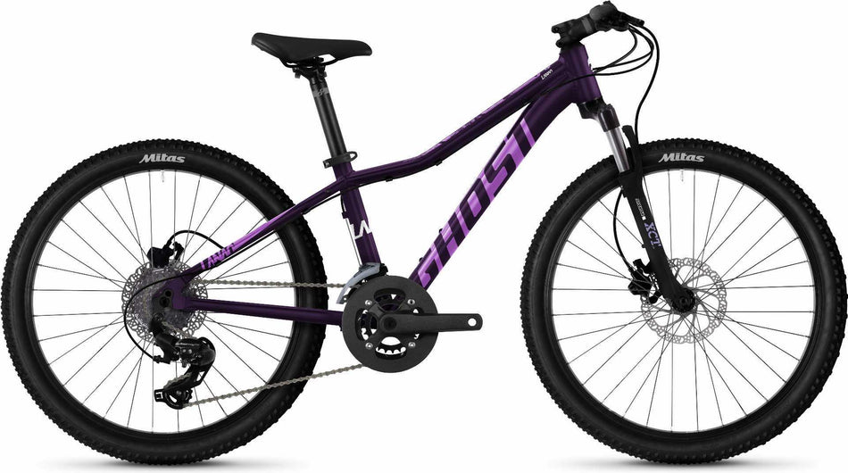 Ghost Lanao Essential Jugendrad 24" purple/bright purple
