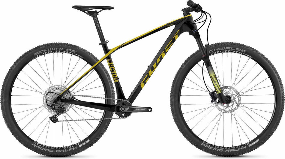Ghost Lector Base LC MTB-Hardtail 29" black/kiwi