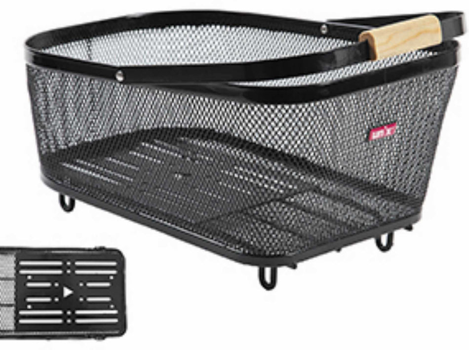 Unix Benito Universal System Hinterradkorb schwarz