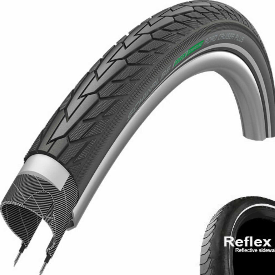 Schwalbe Road Cruiser Plus Active Line 28" TwinSkin, schwarz
