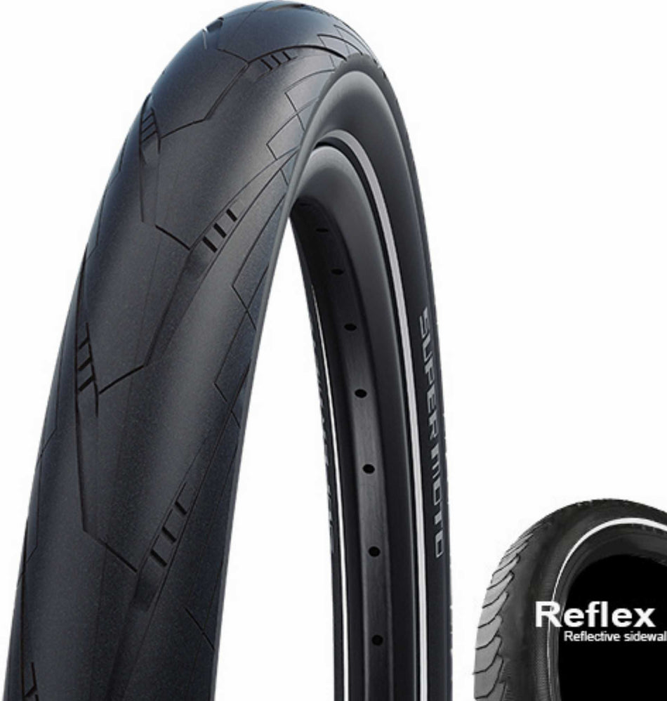 Schwalbe Super Moto Addix Performance Line, Tube, Drahtreifen 27,5" MicroSkin, DD, RaceGuard black-reflex 62-584