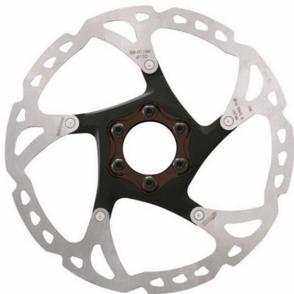 Shimano BREMSSCHEIBE SM-RT76 DEORE XT 180 MM 6-LOCH AUFNAHME