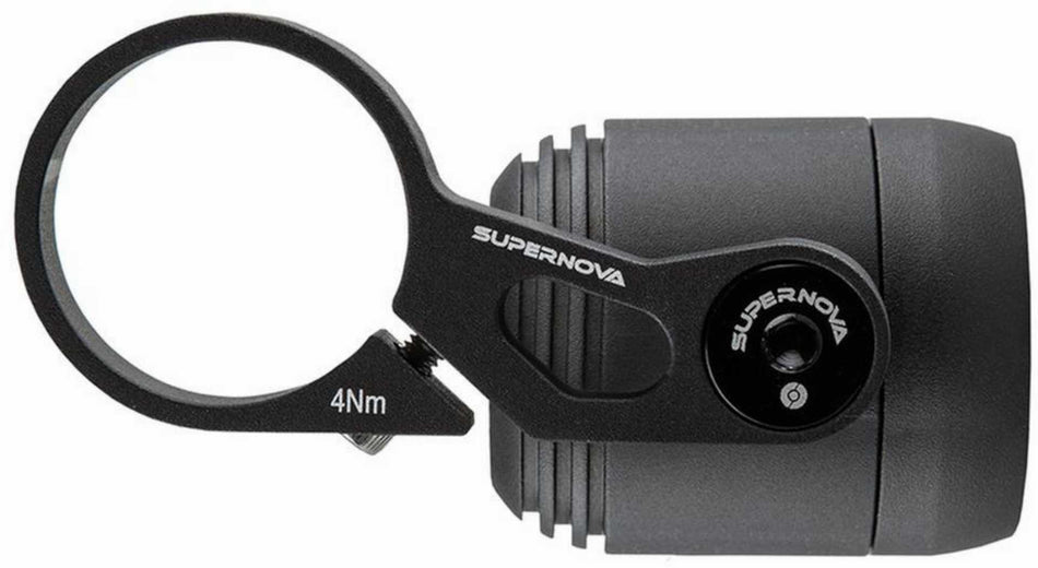 Supernova E3 Pure 3 Dynamoscheinwerfer inkl. Lenkerhalter neben Vorbau (31,8 mm) schwarz