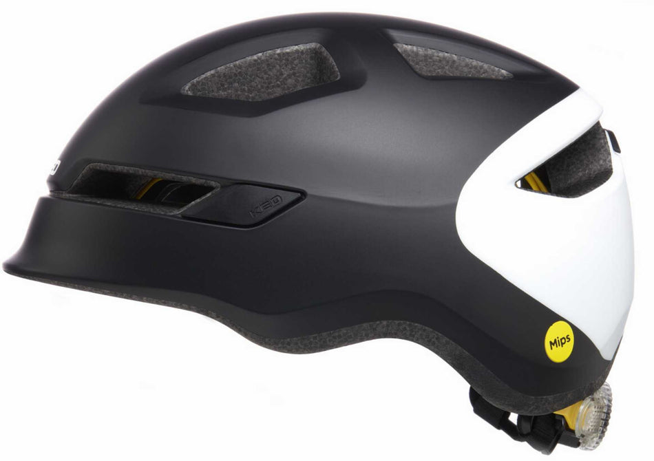KED POP Kinder-Helm black white