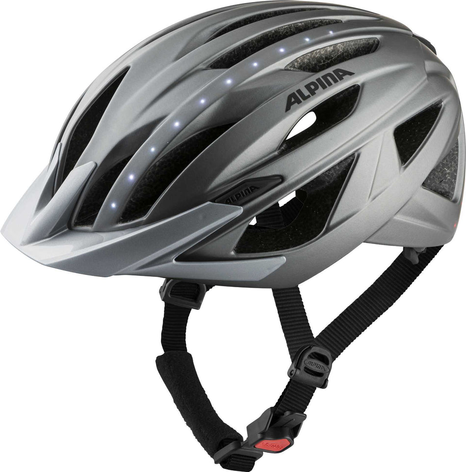 Alpina Haga LED Helm darksilver matt