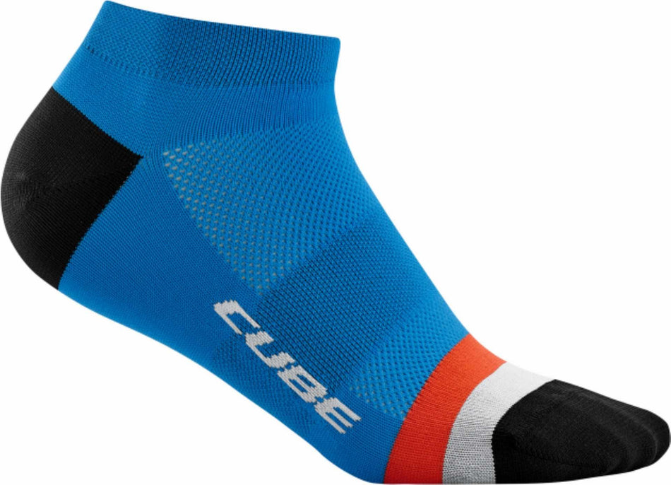 Cube Socke Low Cut Teamline blue´n´red´n´grey