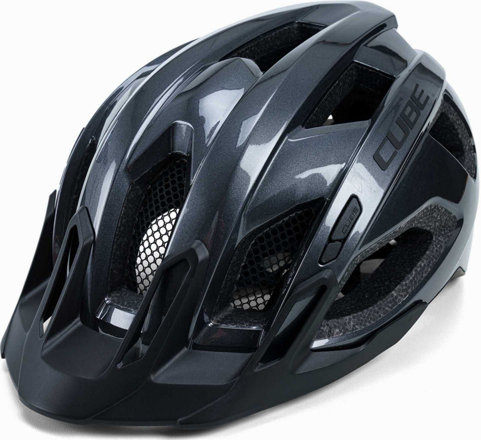 Cube Quest MTB-Helm glossy iridium black