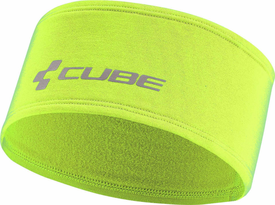 Cube Funktionsstirnband Race Be Warm Safety neon yellow