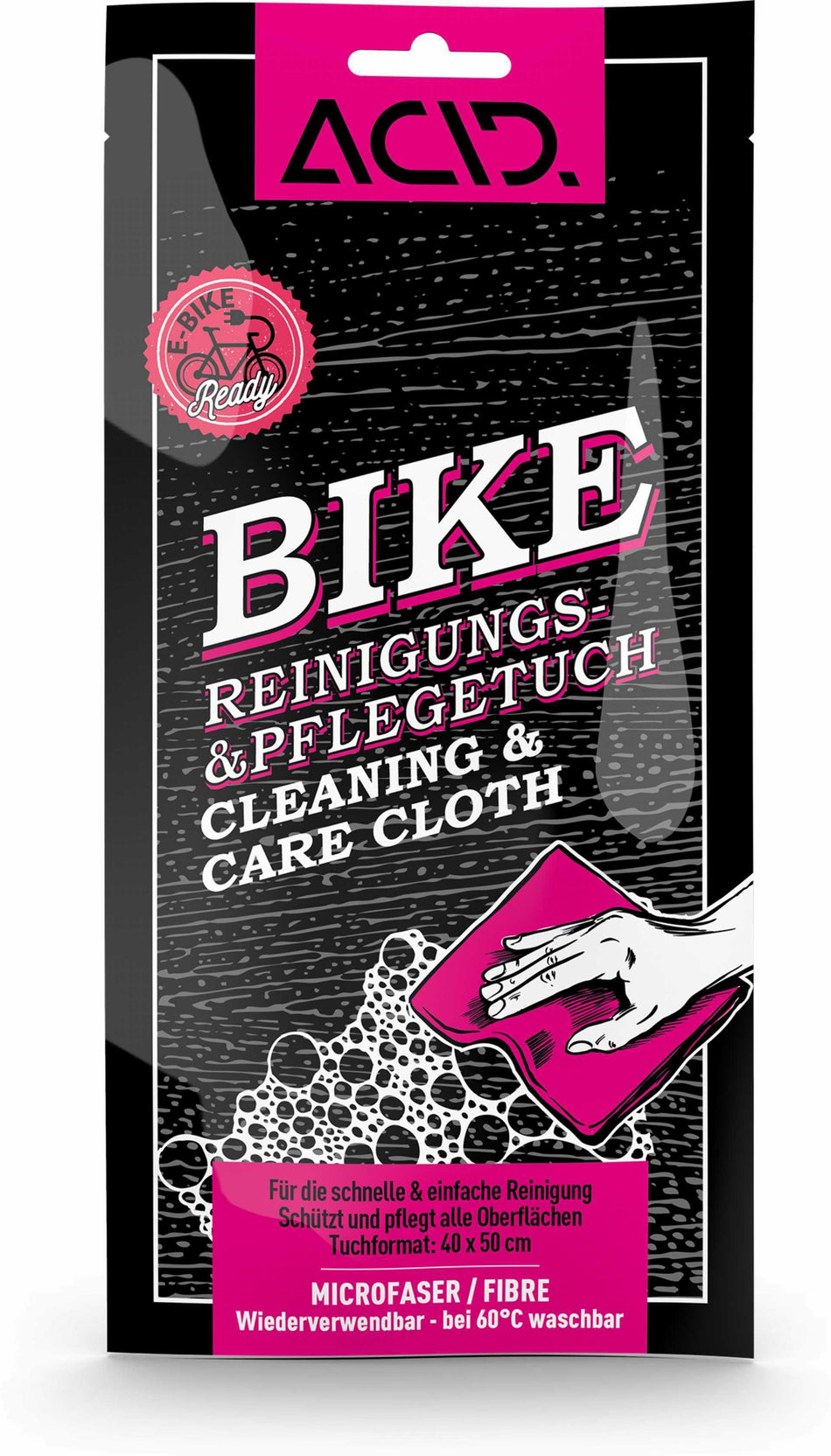 Acid Bike Reinigungs- & Pflegetuch 40 x 50 cm