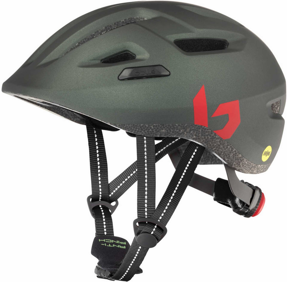 Bolle Stance JR Mips Kinder-Helm matte forest