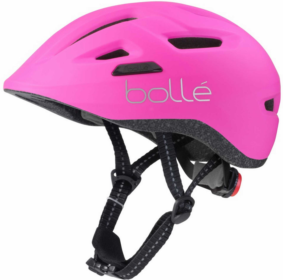 Bolle Stance JR Kinder-Helm matte Hi-Vis pink