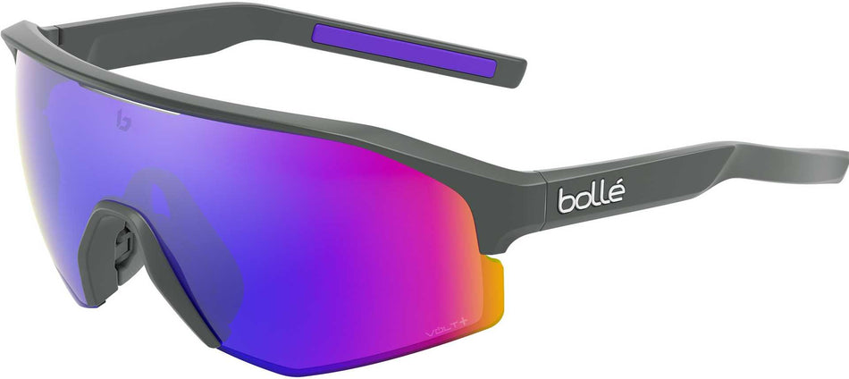 Bolle Lightshifter Sportbrille matt titanium/volt+ viol.