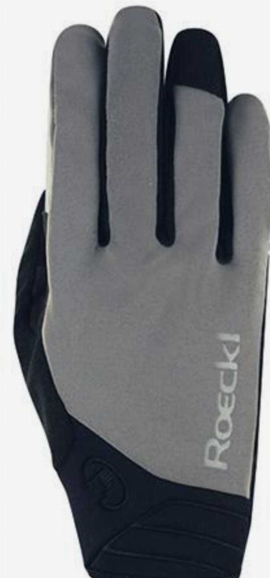 Roeckl Rotterdam Handschuhe lang silver