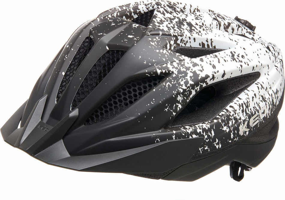 KED Street JR. Pro Kinder-Helm black white matt