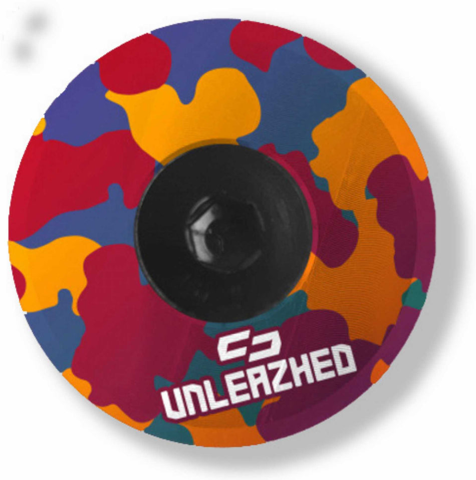 Unleazhed AL01 Top Cap Aluminium Logo Skin 1 pcs, 1 aluminium screw M6 camo bunt