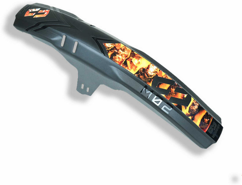 Unleazhed M02 Mudguard Big Decal Crazy Skin unsplash 1 pcs 4 formcut beef master
