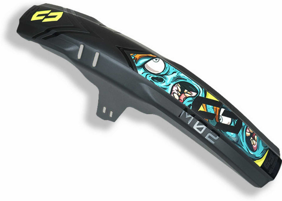 Unleazhed M02 Mudguard Big Decal Crazy Skin unsplash 1 pcs 4 formcut eddy