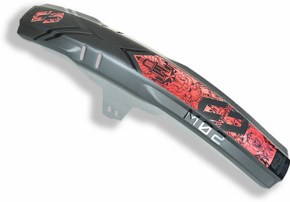 Unleazhed M02 Mudguard Big Decal Design Skin unsplash 1 pcs 4 formcut dawei soviet red