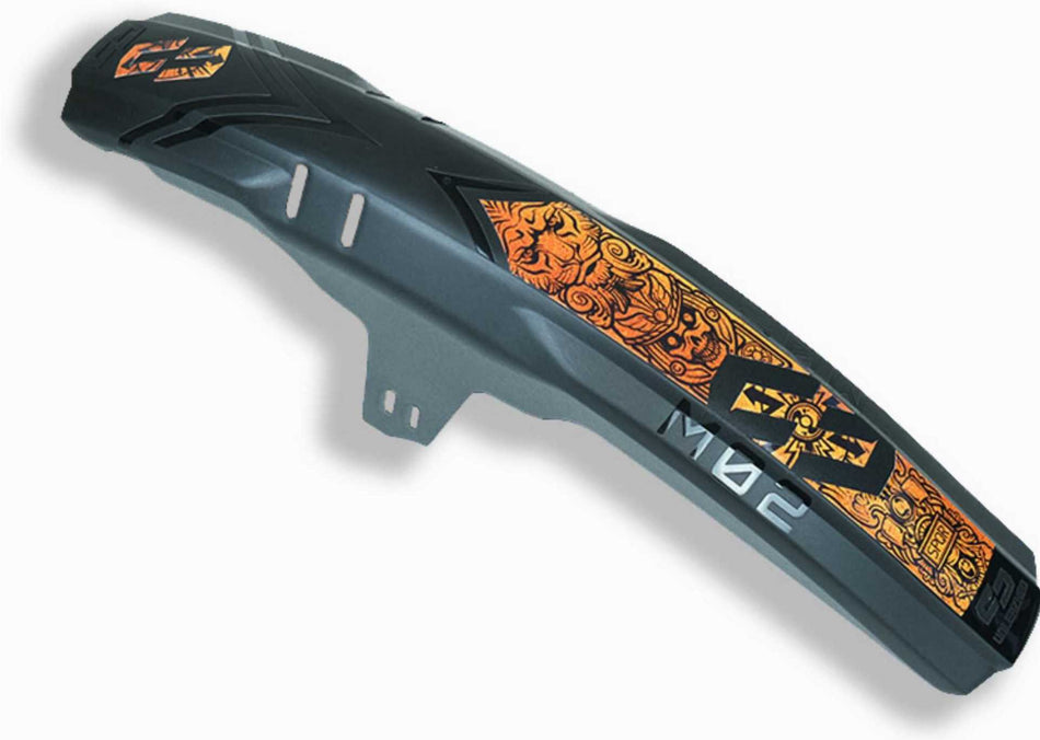 Unleazhed M02 Mudguard Big Decal Design Skin unsplash 1 pcs 4 formcut empire copper