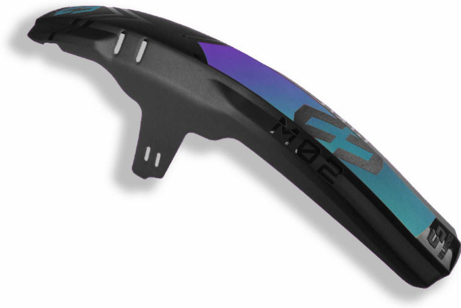Unleazhed M02 Mudguard Big Decal Logo Skin unsplash 1 pcs 4 formcut flipflip violet-blue