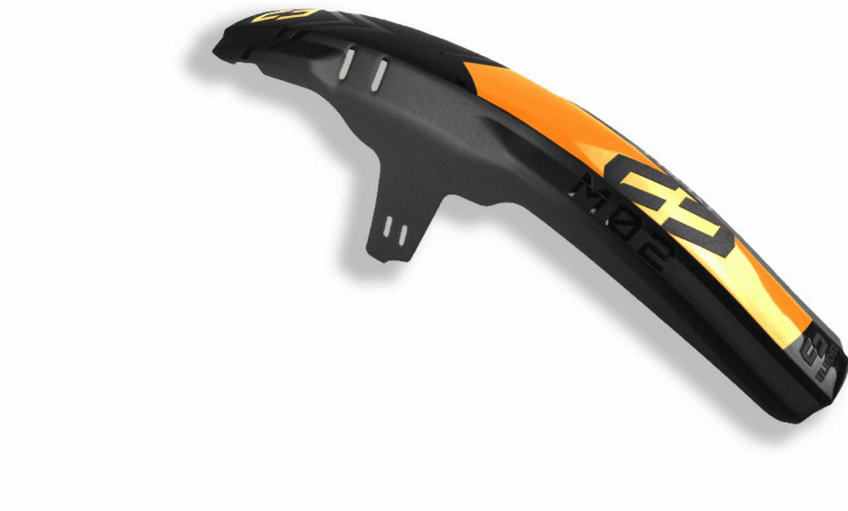 Unleazhed M02 Mudguard Big Decal Logo Skin unsplash 1 pcs 4 formcut orange