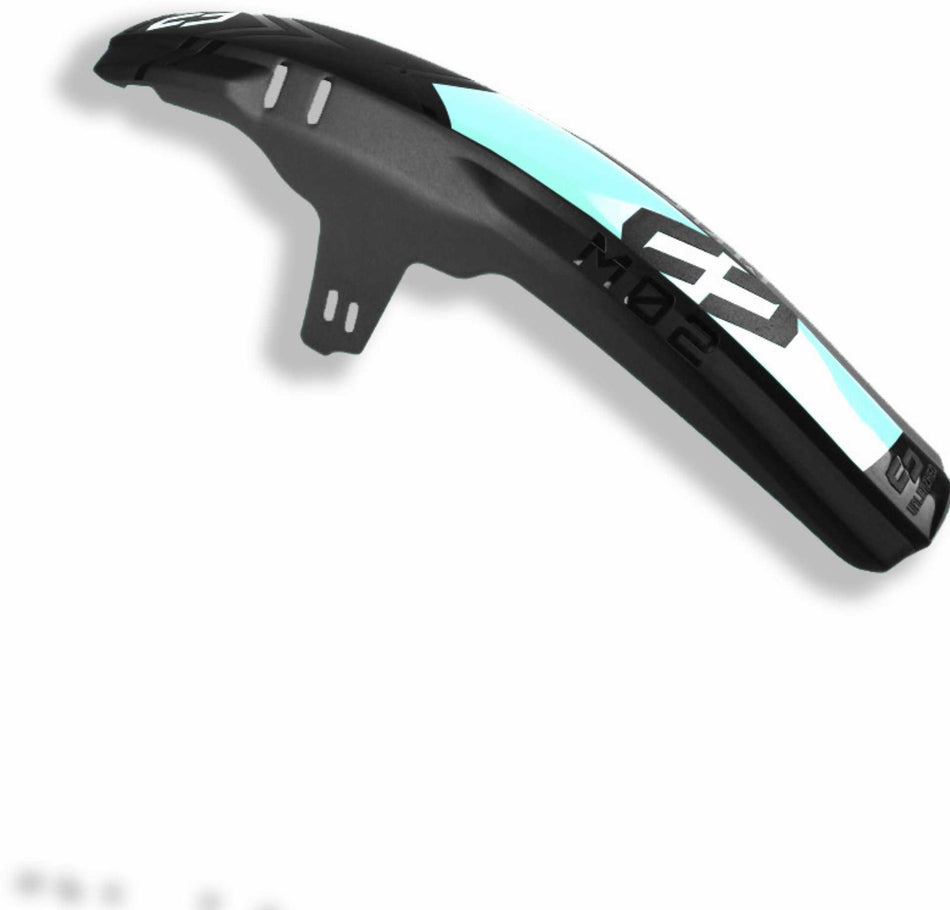 Unleazhed M02 Mudguard Big Decal Logo Skin unsplash 1 pcs 4 formcut turquoise