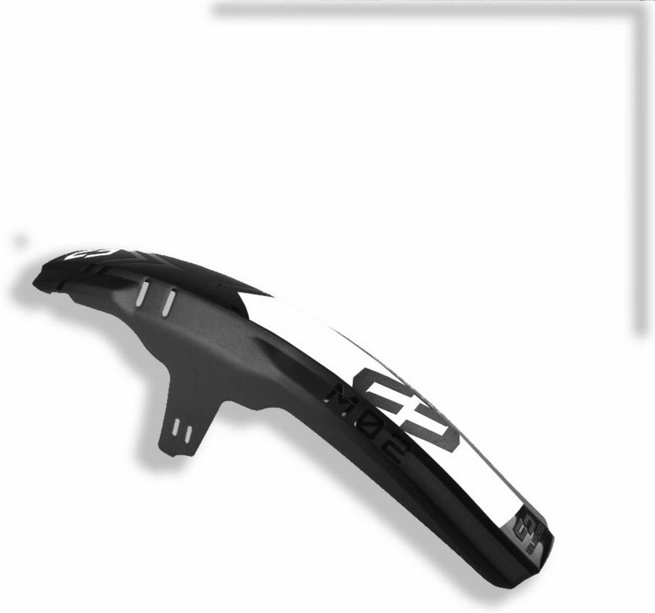 Unleazhed M02 Mudguard Big Decal Logo Skin unsplash 1 pcs 4 formcut white