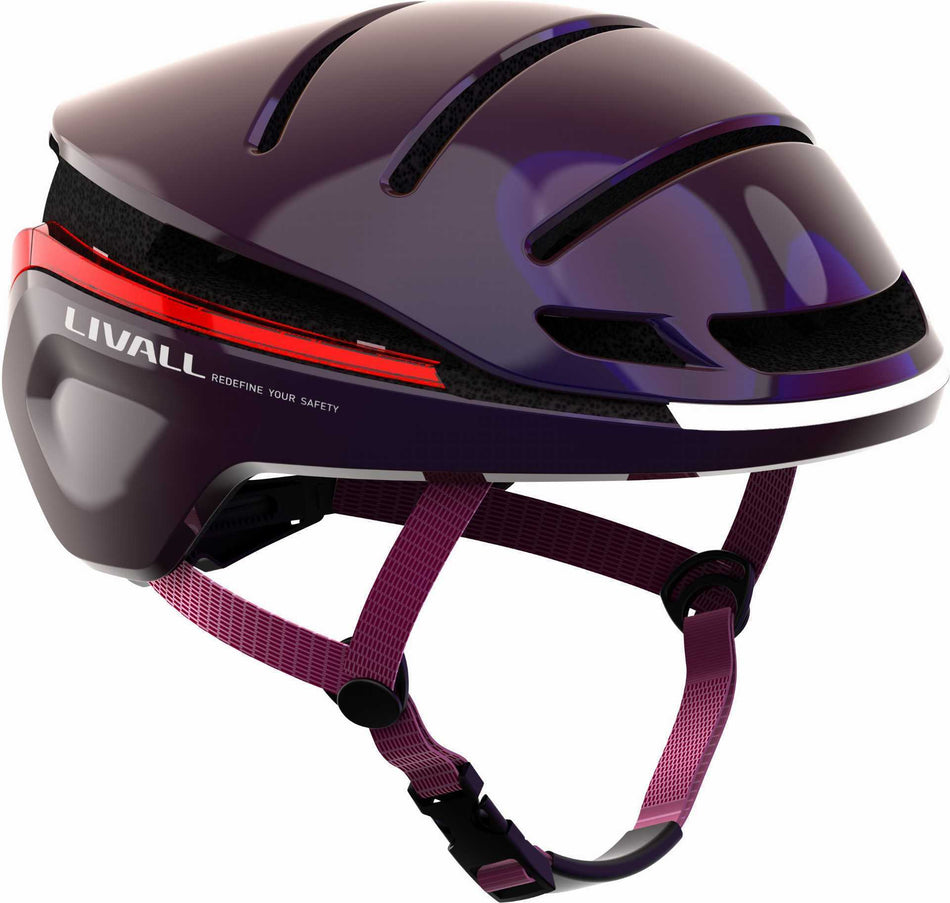 B-Ware - Livall EVO21 Helm + BR 80 Fernbedienung violett (Gebrauchtware)