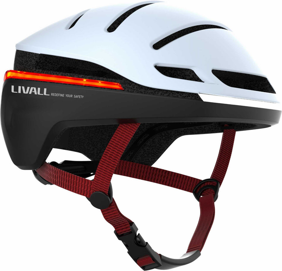 Livall EVO21 Helm + BR 80 Fernbedienung weiß