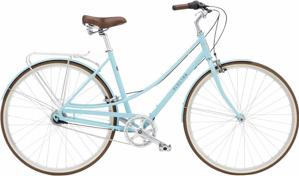 Electra Loft 7i Step-Thru Retrobike Wave 28" blizzard blue