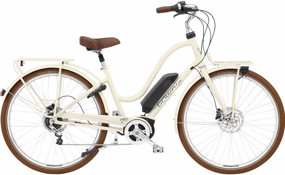 Electra Townie Commute Go! 5i EQ Step-Thru 500 Wh Retro E-Bike Wave 28" cream M