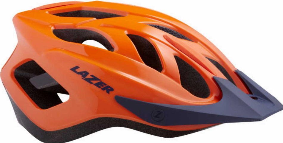 Lazer J1 Jugend-Helm + LED flash orange blue 52-56 cm