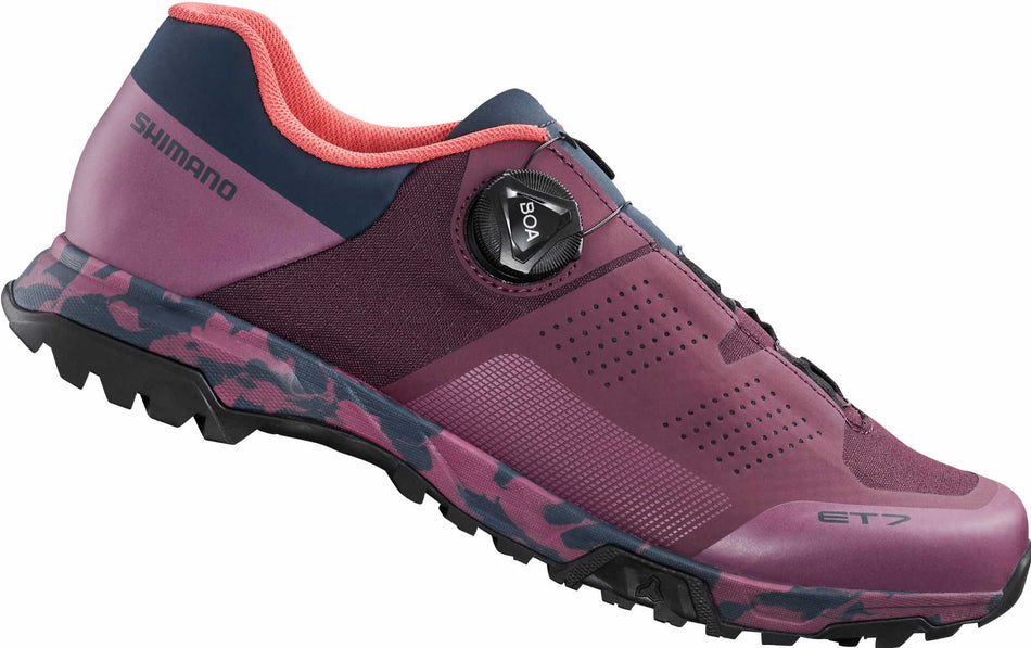 Shimano SH-ET700 Women's E-Bike-Schuhe plum