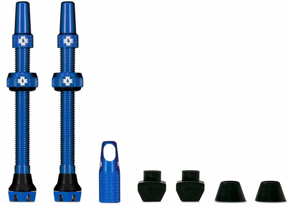 Muc-Off Tubeless Valve Kit V2 Universal for MTB & Road blue