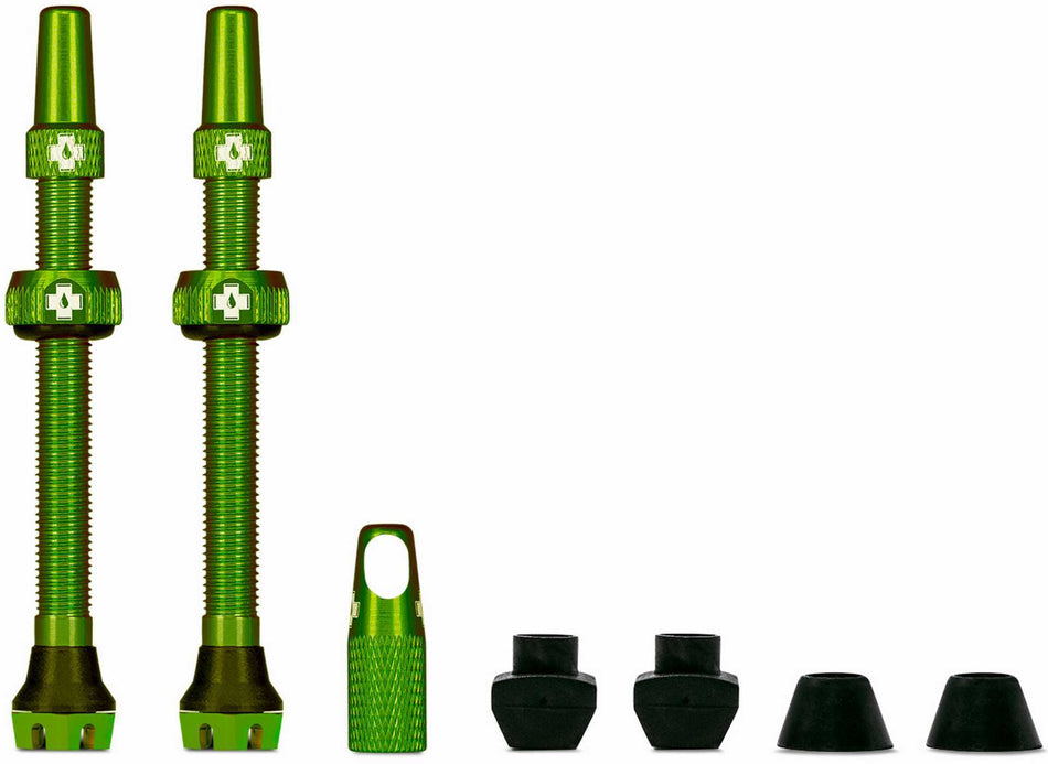 Muc-Off Tubeless Valve Kit V2 Universal for MTB & Road green