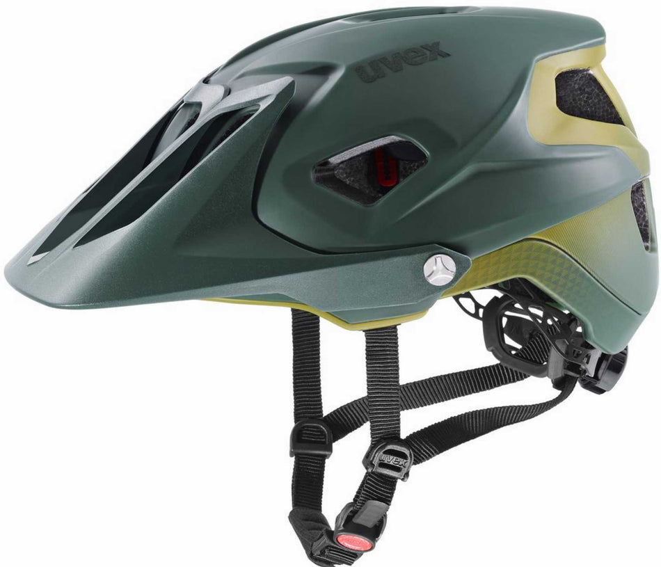 Uvex Quatro Integrale Tocsen MTB-Helm forest - mustard matt