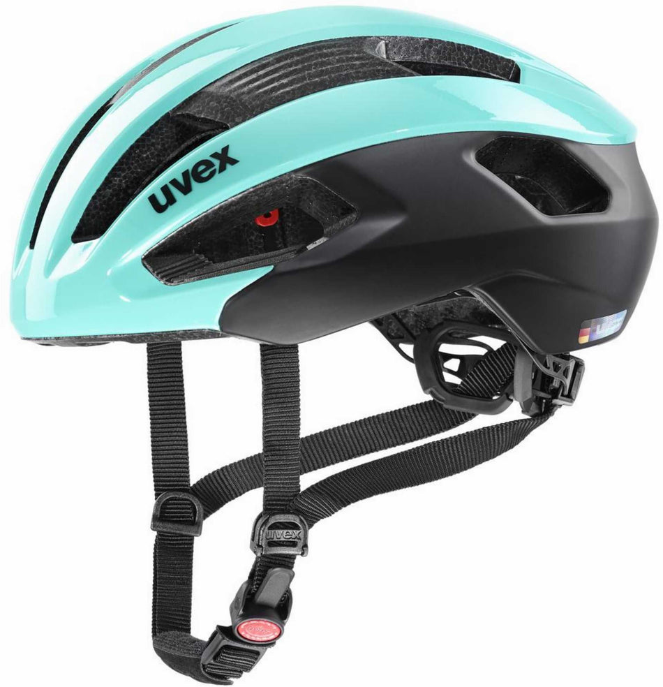 Uvex Rise CC Rennrad-Helm aqua - black