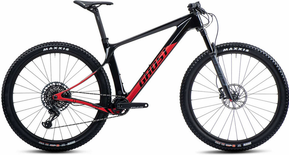 Ghost Lector SF LC Universal MTB-Hardtail Diamant 29" raw carbon/riot red glossy/matt
