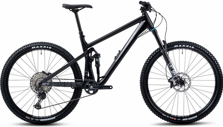 Ghost Riot Trail Essential AL MTB-Fully black/black matt/glossy