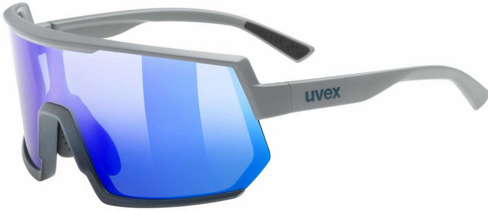 Uvex Sportstyle 235 Sportbrille rhino deep space matt/mirror blue