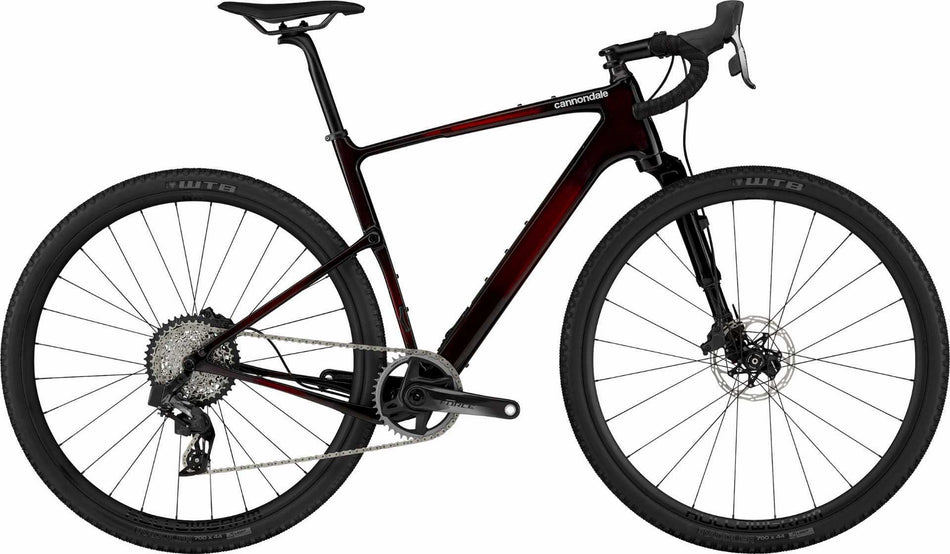 Cannondale Topstone Carbon Lefty 1 Gravelbike Diamant 28" rally red