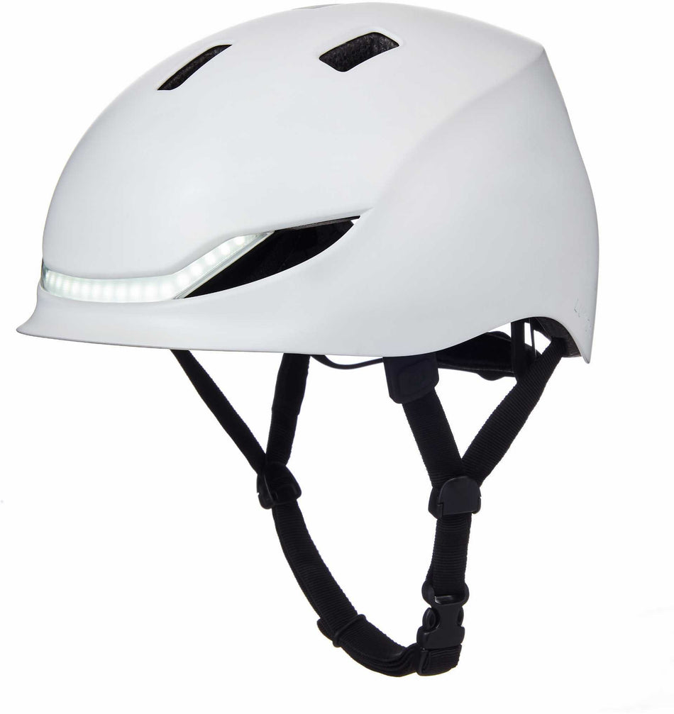 Lumos Street Helm jet white 56-61 cm