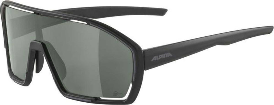 Alpina Bonfire Q-Lite Sportbrille black matt/silver mirror